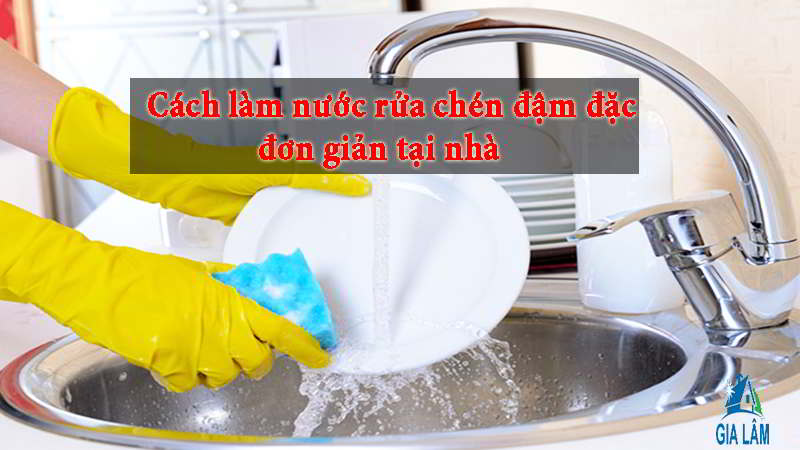 cách làm nước rửa chén tại nhà