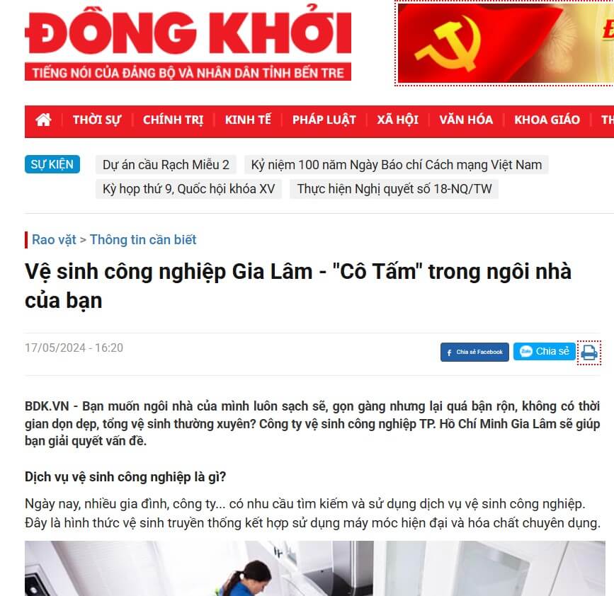 bao dong khoi noi ve ve sinh nha gia lam